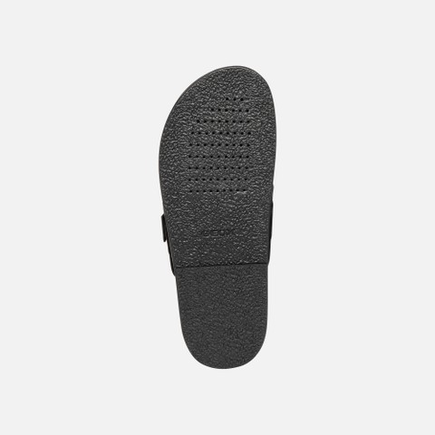 Slides shoes ADELASH H WOMAN Black - image number 6 | GEOX