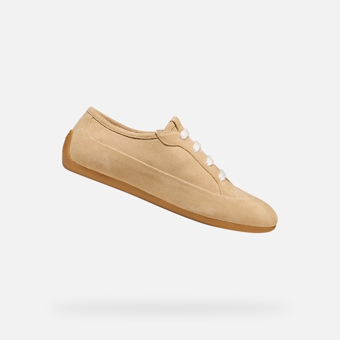 Low top sneakers ADDISSE WOMAN Natural | GEOX