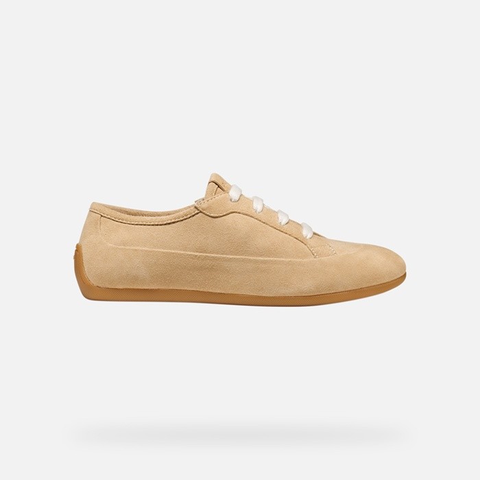 Low top sneakers ADDISSE WOMAN Natural | GEOX