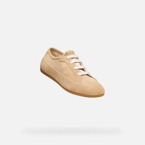 Low top sneakers ADDISSE WOMAN Natural - image number 5 | GEOX
