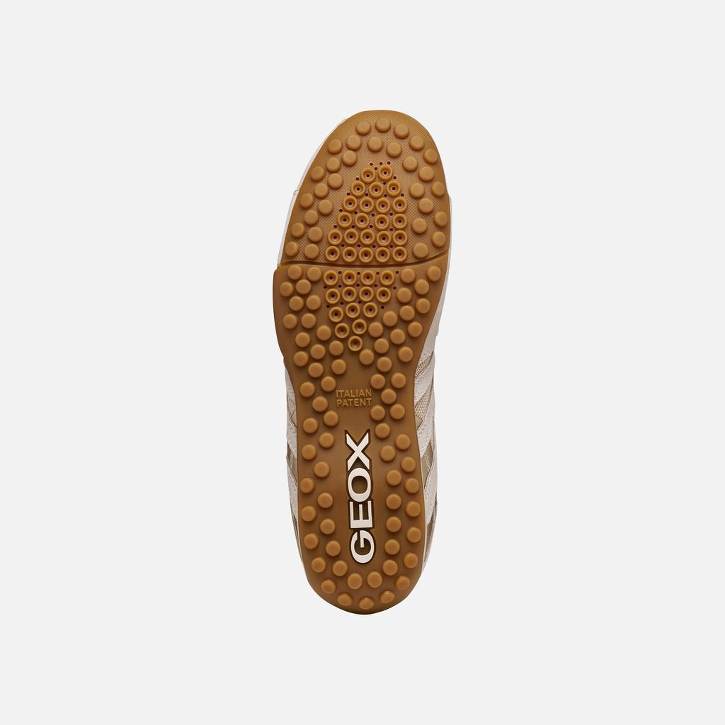 Niedrige Sneakers Vintage SNAKE ORIGINAL DAME Off-White/Hellbeige - image number 6 | GEOX