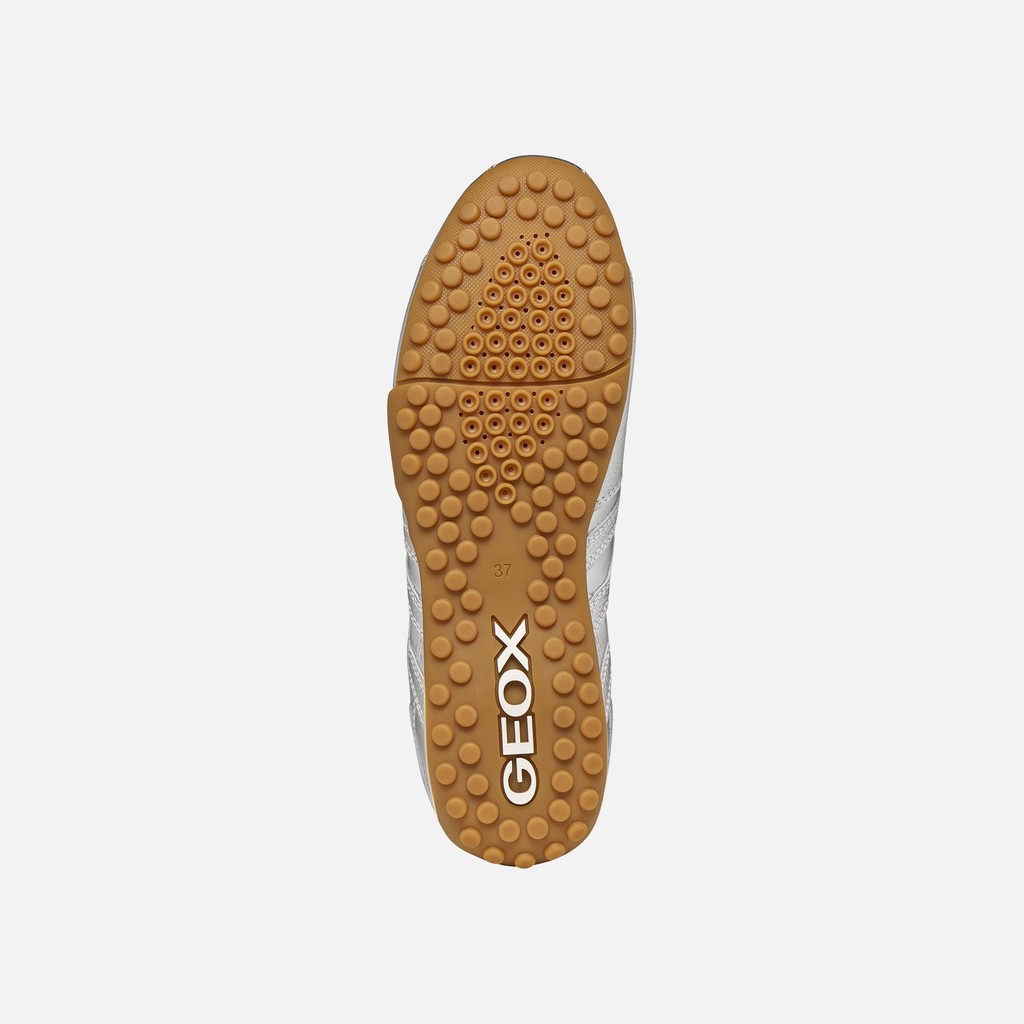 Vintage low top sneakers SNAKE ORIGINAL WOMAN Silver - image number 6 | GEOX