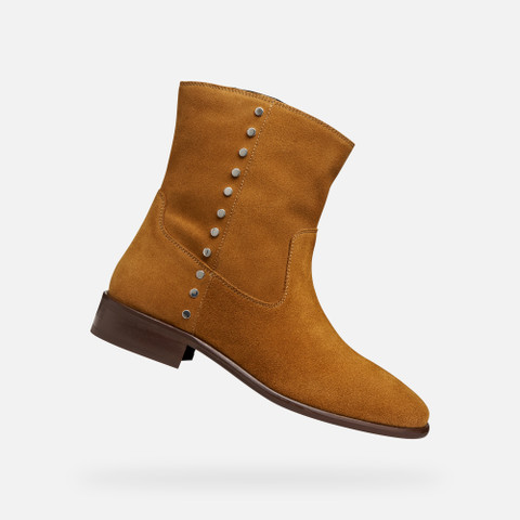 Cowboy boots ELIEBETH WOMAN Cognac | GEOX