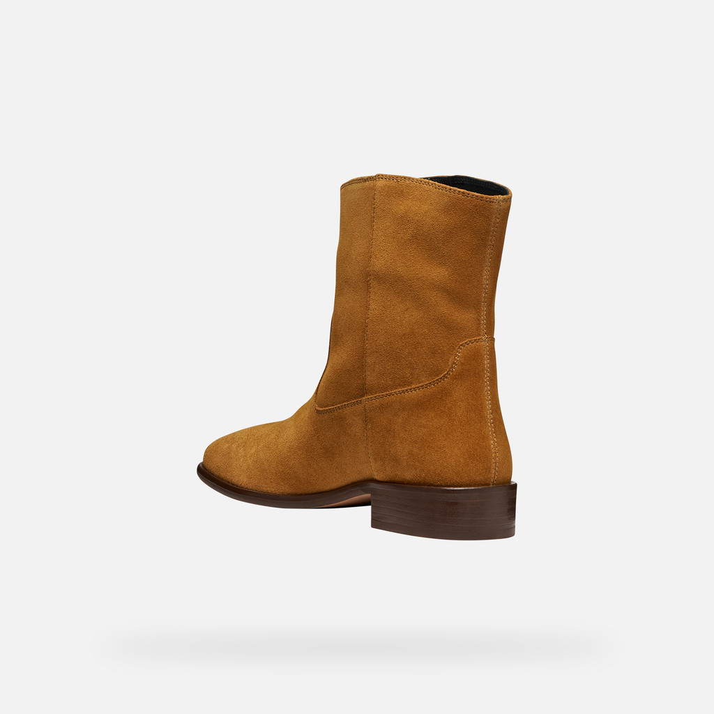 Cowboy boots ELIEBETH WOMAN Cognac - image number 3 | GEOX