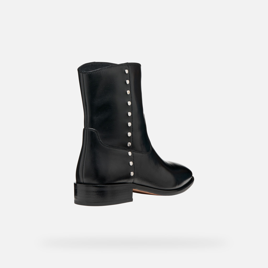 Bottines texanes ELIEBETH FEMME Noir - image number 4 | GEOX