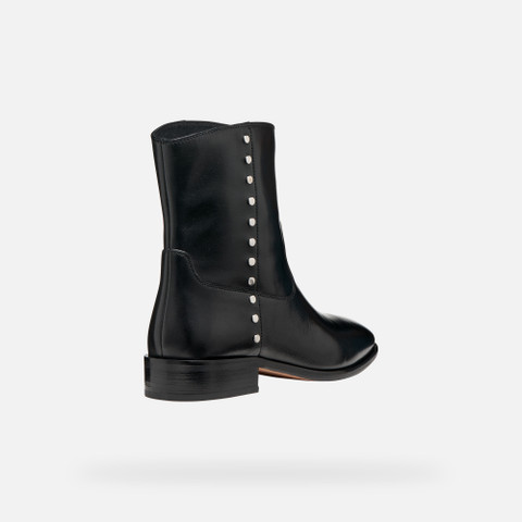 Bottines texanes ELIEBETH FEMME Noir - image number 4 | GEOX