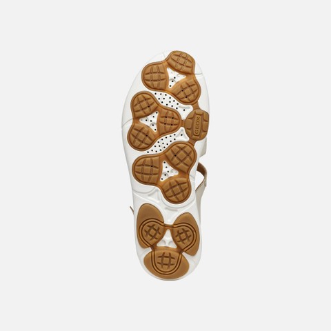 Flat sandals NEBULA 2.0 C S WOMAN Papyrus - image number 5 | GEOX