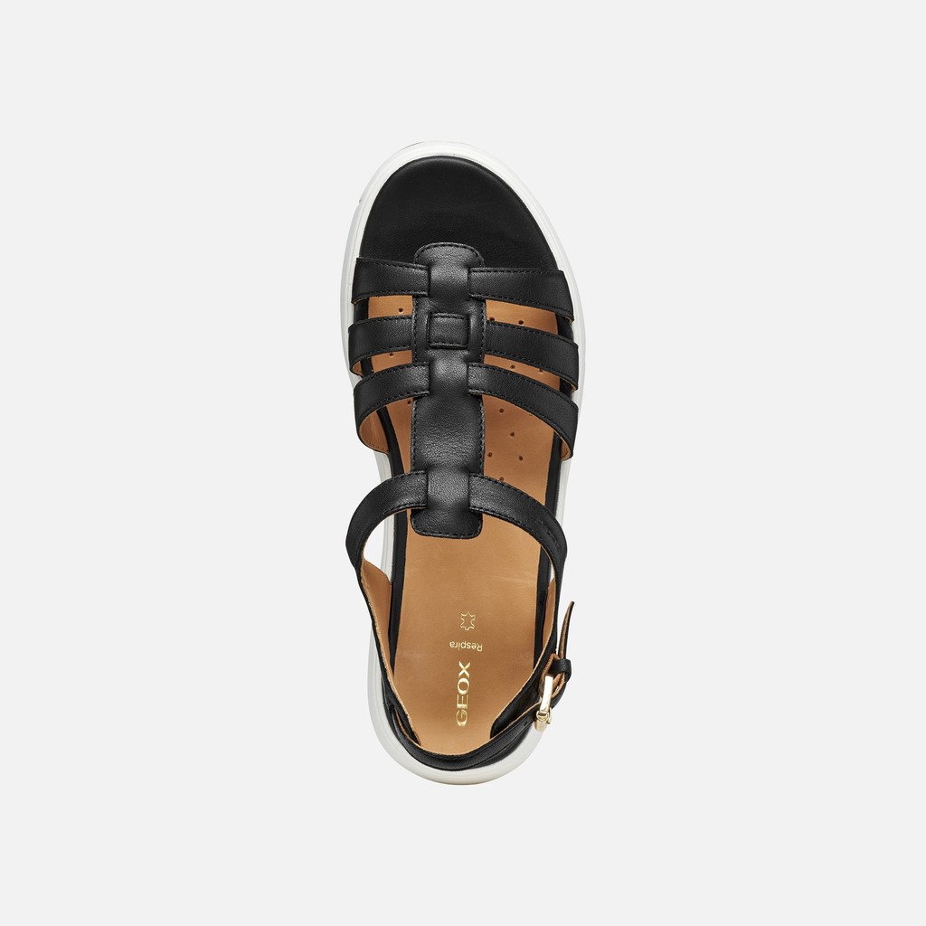 Flat sandals NEBULA 2.0 C S WOMAN Black - image number 5 | GEOX