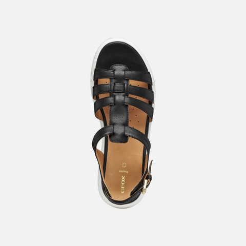 Flat sandals NEBULA 2.0 C S WOMAN Black - image number 5 | GEOX