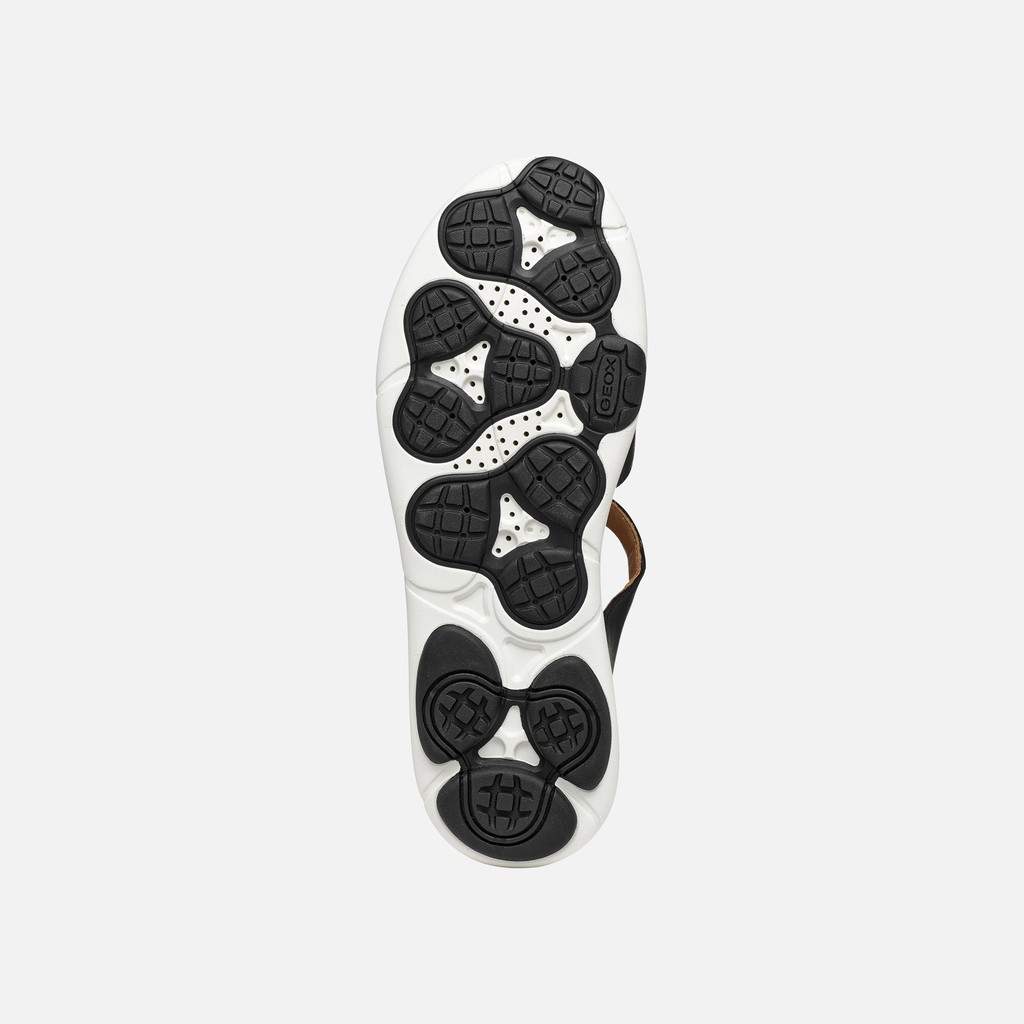 Flat sandals NEBULA 2.0 C S WOMAN Black - image number 6 | GEOX