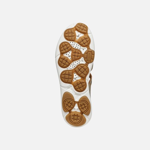 Flat sandals NEBULA 2.0 C S WOMAN Light Gold - image number 6 | GEOX