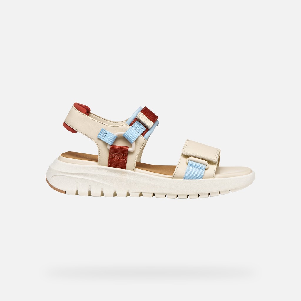 Flextride S Femme Blanc Cassé/bleu Ciel Clair