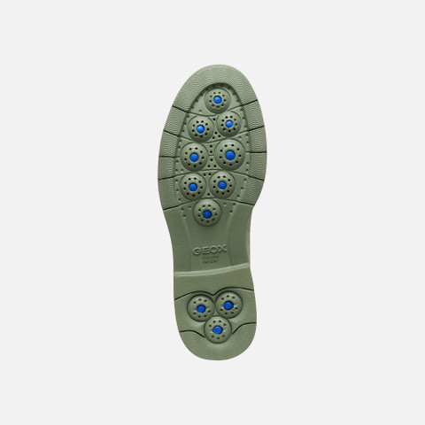 Suede loafers SPHERICA EC1 B WOMAN Olive - image number 8 | GEOX