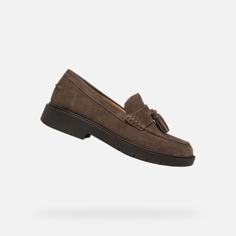 Wildledermokassins SPHERICA EC1 B DAME Taube | GEOX