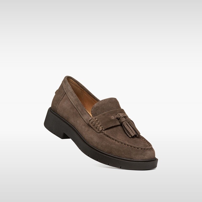 Wildledermokassins SPHERICA EC1 B DAME Taube | GEOX