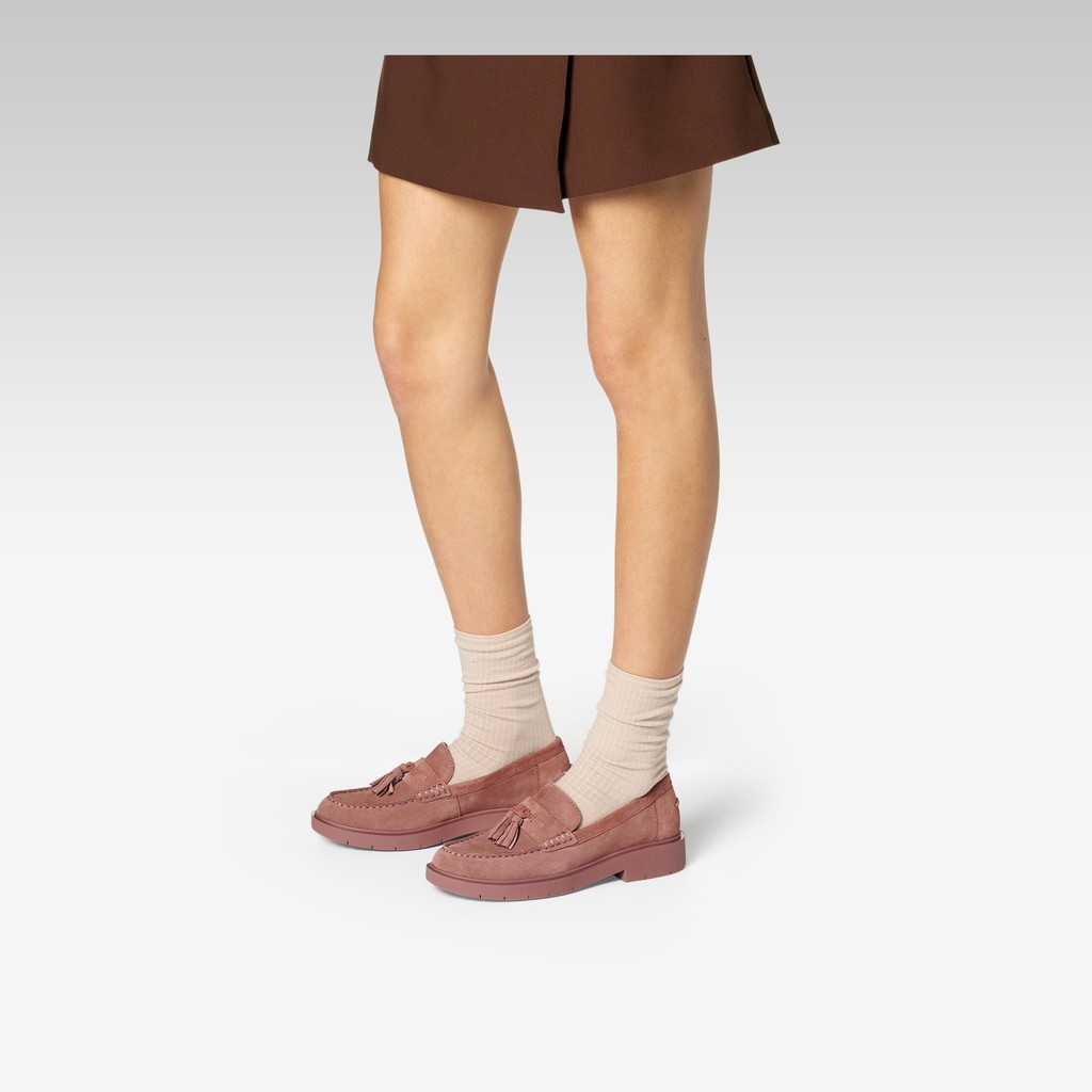 Mocassini scamosciati SPHERICA EC1 B DONNA Rosa antico - image number 1 | GEOX