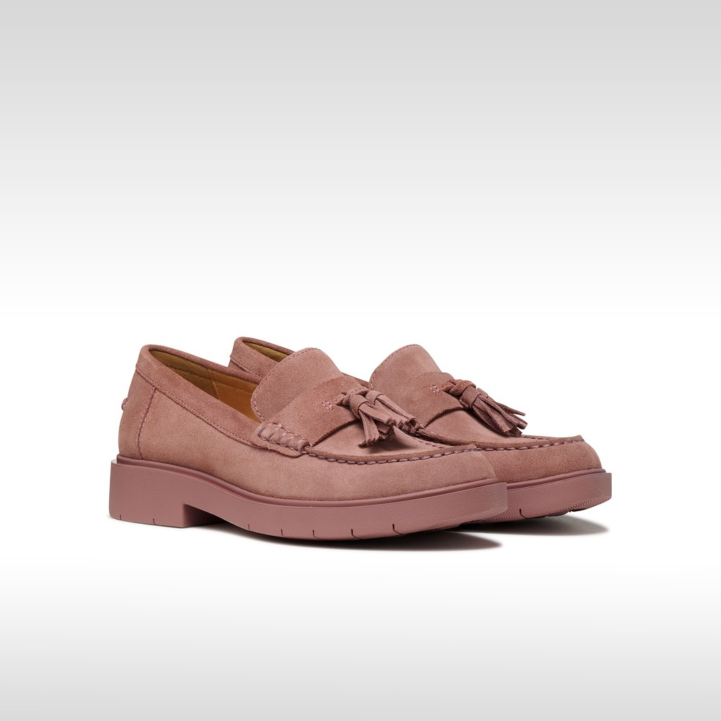 Mocassini scamosciati SPHERICA EC1 B DONNA Rosa antico - image number 8 | GEOX