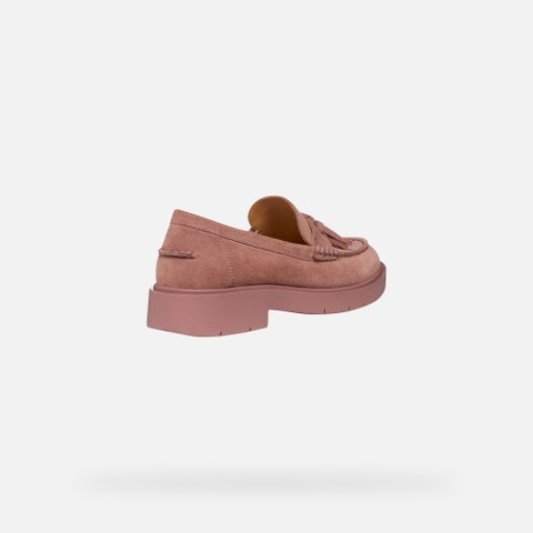 Suede loafers SPHERICA EC1 B WOMAN Old Rose - image number 4 | GEOX