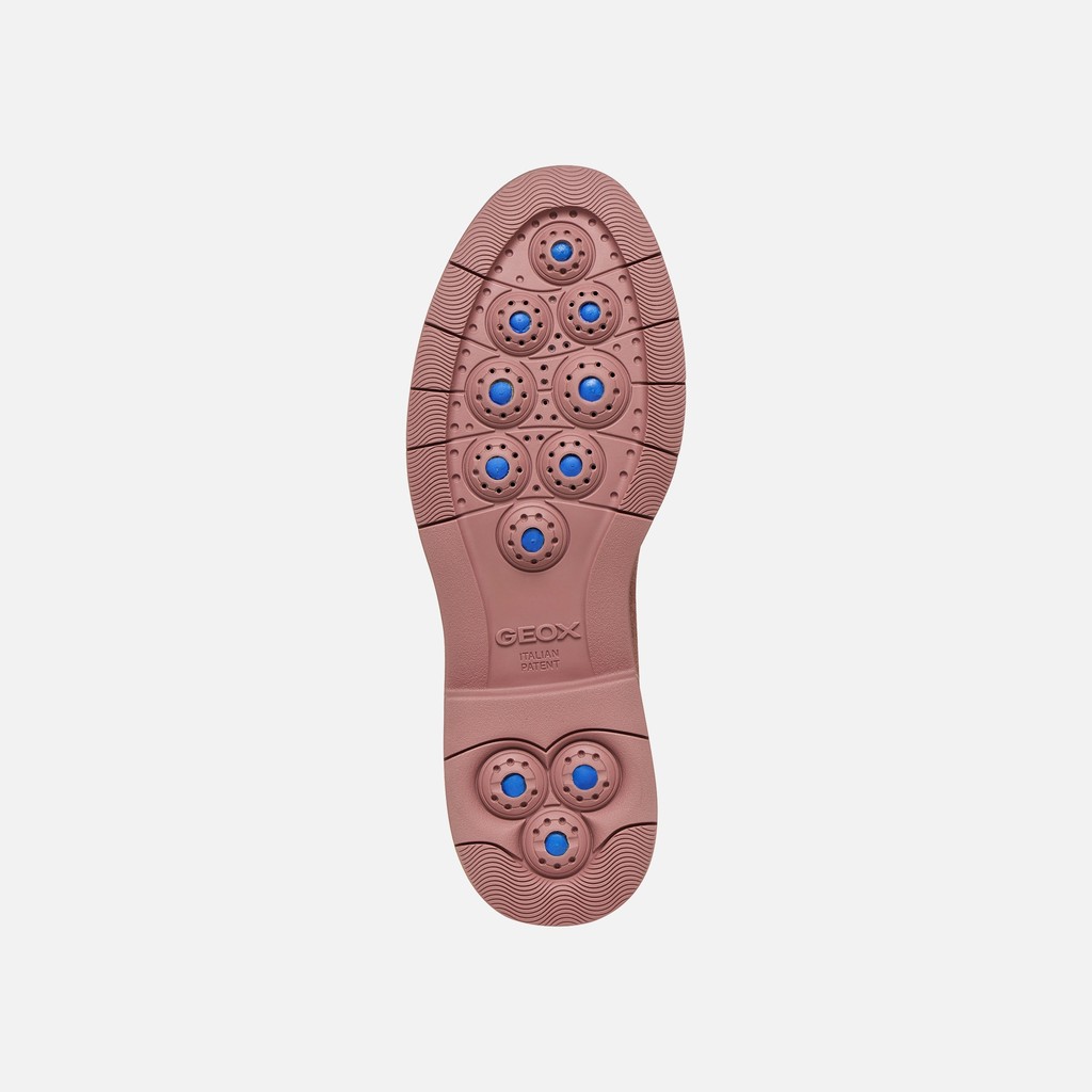 Suede loafers SPHERICA EC1 B WOMAN Old Rose - image number 6 | GEOX