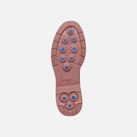 Suede loafers SPHERICA EC1 B WOMAN Old Rose - image number 6 | GEOX