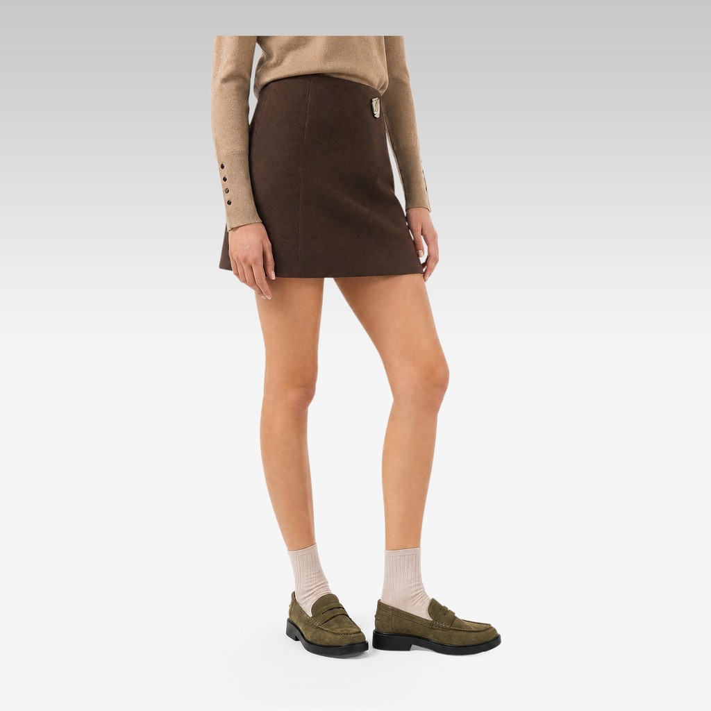 Suede loafers SPHERICA EC1 B WOMAN Military - image number 1 | GEOX