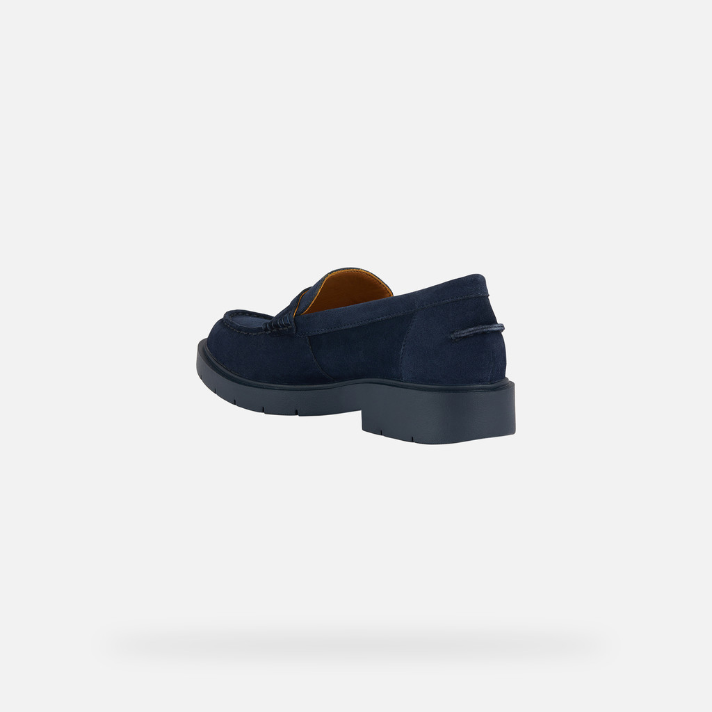 Suede loafers SPHERICA EC1 B WOMAN Navy - image number 3 | GEOX