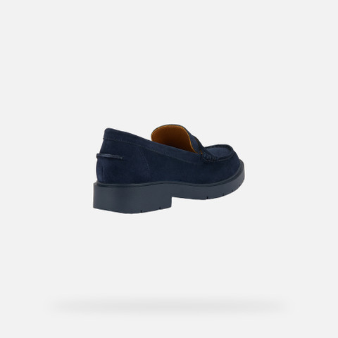 Suede loafers SPHERICA EC1 B WOMAN Navy - image number 4 | GEOX