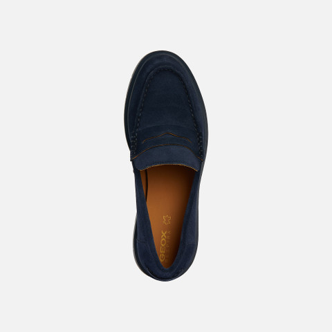 Suede loafers SPHERICA EC1 B WOMAN Navy - image number 5 | GEOX