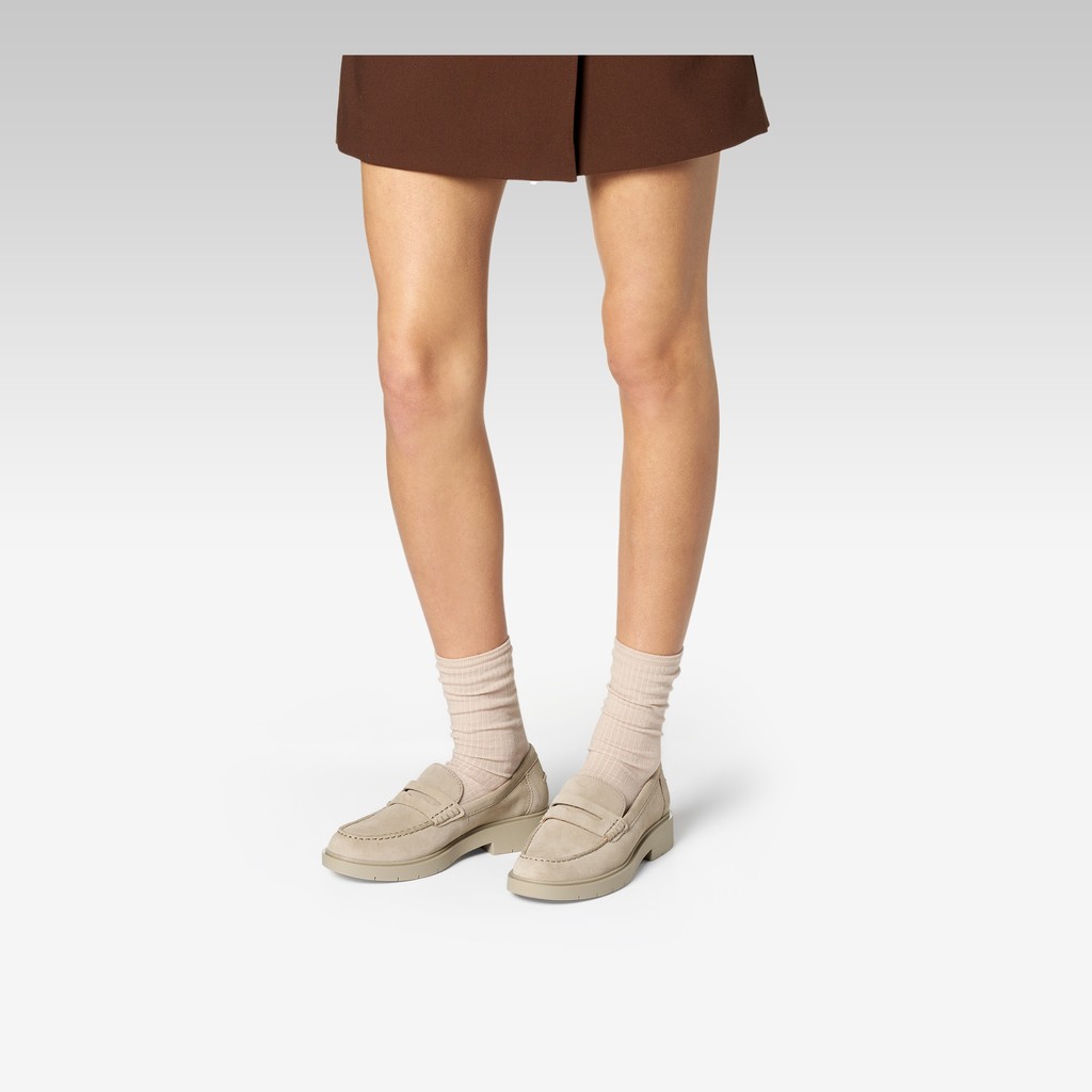 Mocassini scamosciati SPHERICA EC1 B DONNA Beige - image number 1 | GEOX