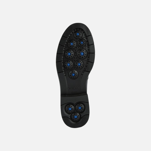 Leather loafers SPHERICA EC1 B WOMAN Black - image number 7 | GEOX