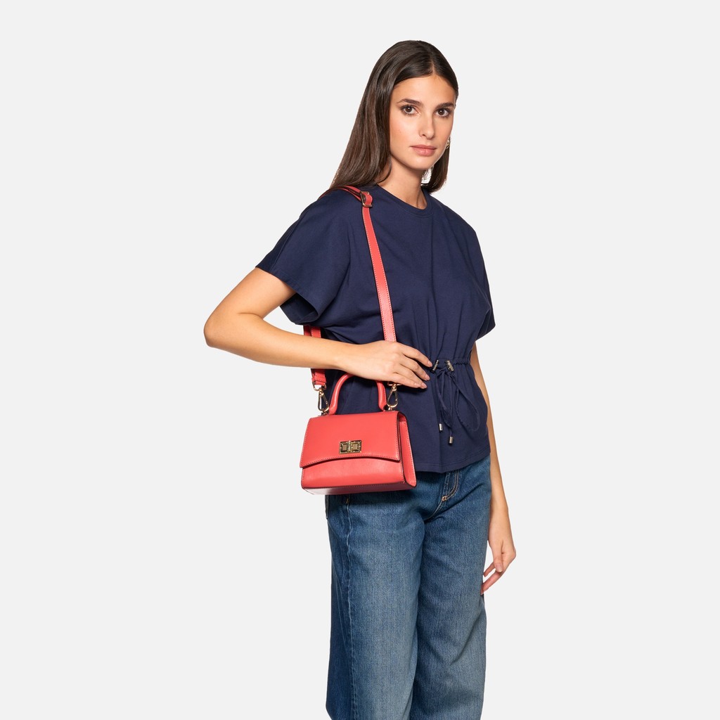 Borsa a mano CICLAMINIA DONNA Corallo - image number 0 | GEOX