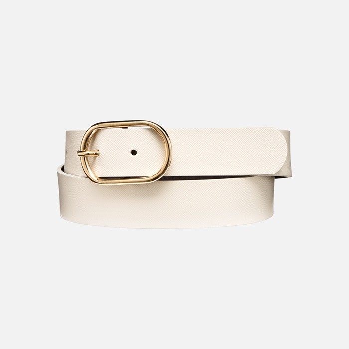 Leather belt BELT WOMAN Papyrus | GEOX