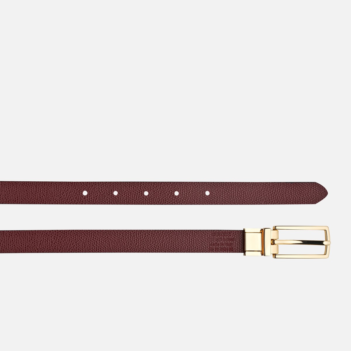 belt woman — black/bordeaux