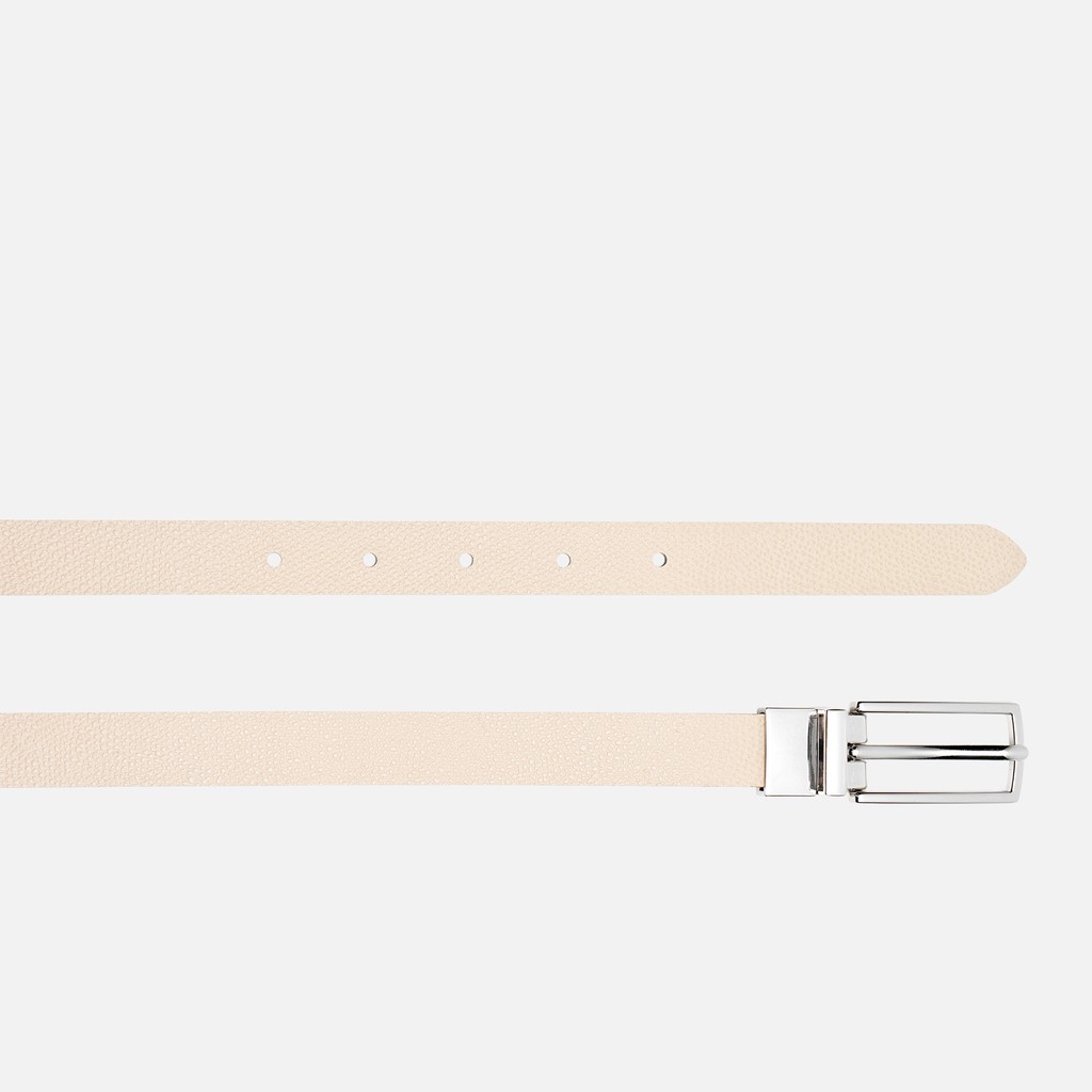 Reversible belt BELT WOMAN Avio/Beige - image number 1 | GEOX