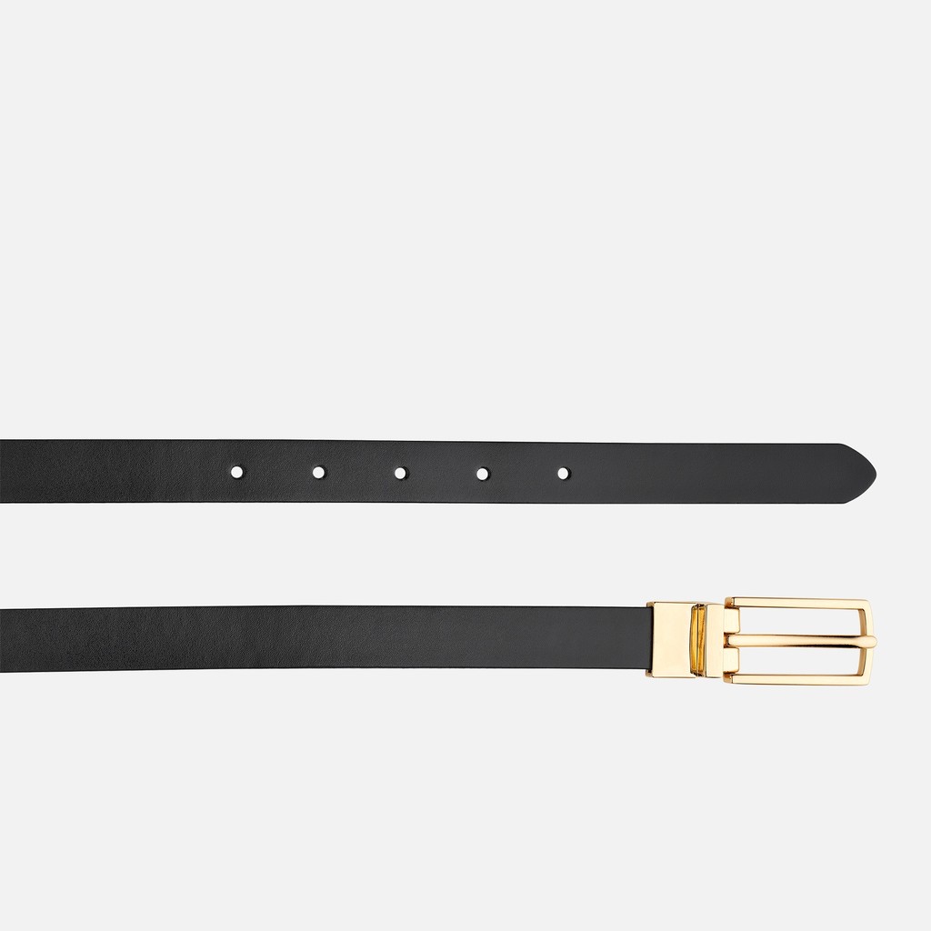 Reversible belt BELT WOMAN Black/Cognac - image number 1 | GEOX