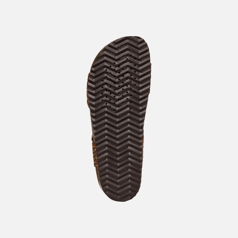 Flat sandals BRIONIA WOMAN Bronze - image number 6 | GEOX