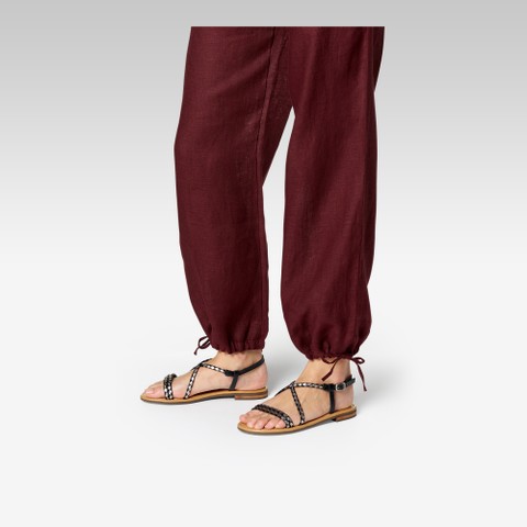 Flat sandals SOZY S WOMAN Black/Lead - image number 1 | GEOX