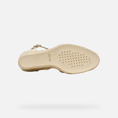 Wedge sandals GELSA LOW WOMAN Sage - image number 6 | GEOX