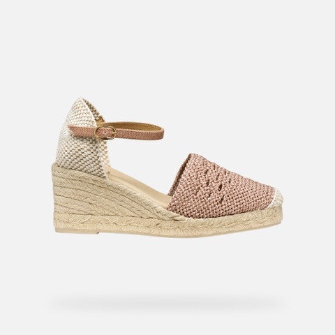 Wedge sandals GELSA LOW WOMAN Old Rose - image number 1 | GEOX