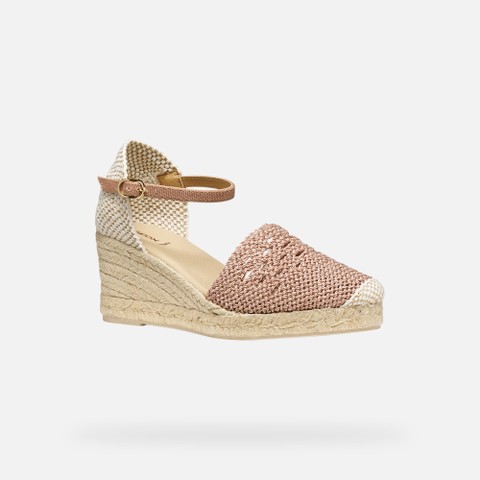 Wedge sandals GELSA LOW WOMAN Old Rose - image number 2 | GEOX