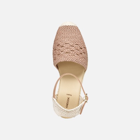 Wedge sandals GELSA LOW WOMAN Old Rose - image number 5 | GEOX
