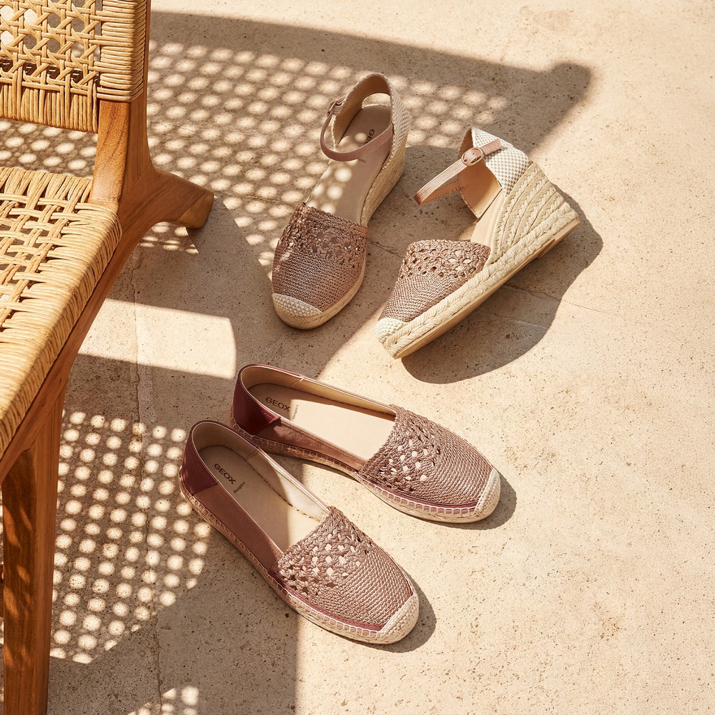 Sandali zeppa GELSA LOW DONNA Rosa antico - image number 1 | GEOX