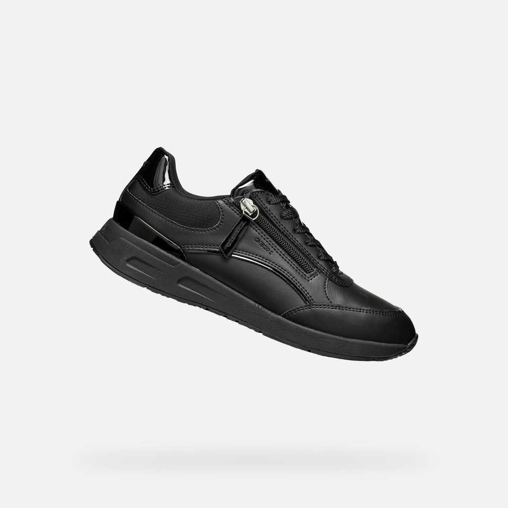 Lace-up sneakers BULMYA WOMAN Black - image number 0 | GEOX