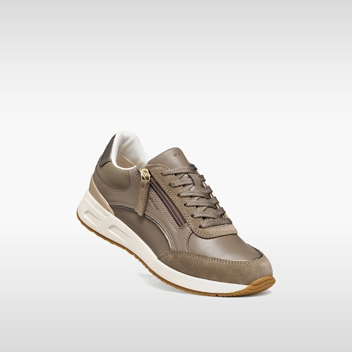 Lace-up sneakers BULMYA WOMAN Dove Gray | GEOX