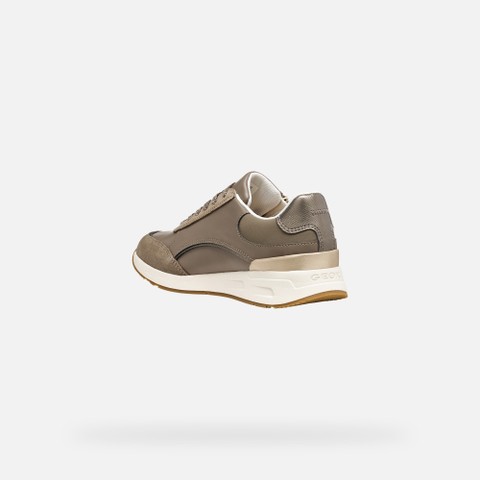 Lace-up sneakers BULMYA WOMAN Dove Gray - image number 3 | GEOX