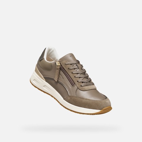 Lace-up sneakers BULMYA WOMAN Dove Gray - image number 4 | GEOX