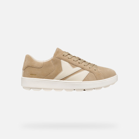 Low top sneakers SPHERICA ECUB-1 B WOMAN Cream/Papyrus - image number 1 | GEOX