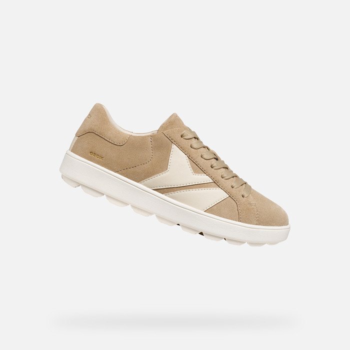 Low top sneakers SPHERICA ECUB-1 B WOMAN Cream/Papyrus | GEOX