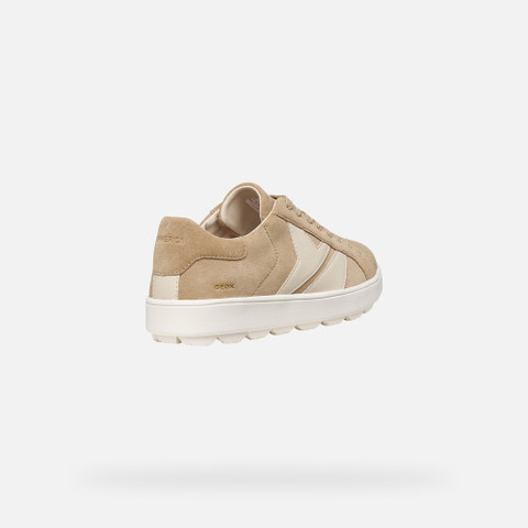 Low top sneakers SPHERICA ECUB-1 B WOMAN Cream/Papyrus - image number 4 | GEOX