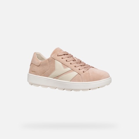 Low top sneakers SPHERICA ECUB-1 B WOMAN Rose/Papyrus - image number 2 | GEOX